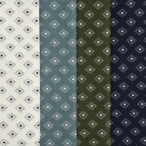 [원단패키지] 코스모 리프메모리 스케아 02 셔팅 프린트 4종 - 45cm x 26cm JSH5261 (set)