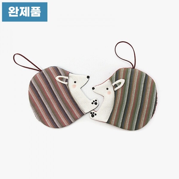 퀼트의시작은? 엔조이퀼트와 함께,[바이핸즈] 퀼트완제품 소품 - 고슴도치 주방장갑 세트