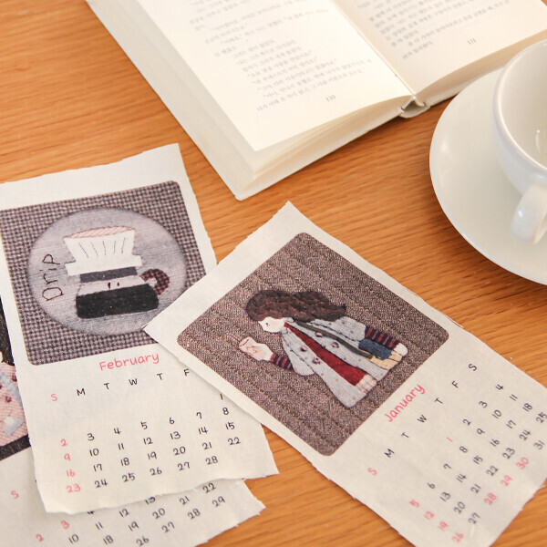 [1+1이벤트] 2025 달력 커트지 - 커피소녀