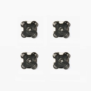 [가방부자재] 자석 똑딱장식(4개 1SET) 10mm - 흑니켈 (set)