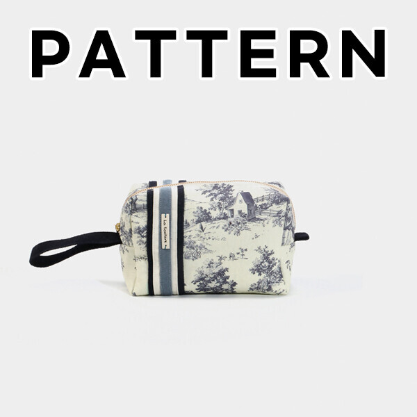 [바이핸즈] 퀼트도안 - 뜨왈드주이 컨츄리 파우치