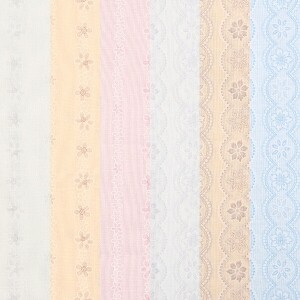 [원단패키지] 코스모 레이스 쉴드 프린트 6종 - 45cm x 26cm JSH4920 (set)