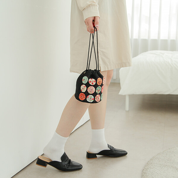 퀼트의시작은? 엔조이퀼트와 함께,[바이핸즈] 퀼트패키지 가방 - 요요 조리개 가방