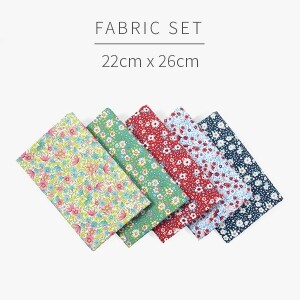 [원단패키지] 바이핸즈 DTP 쁘띠 플라워 시리즈 5종 - 22cm x 26cm BSH5419 (set)