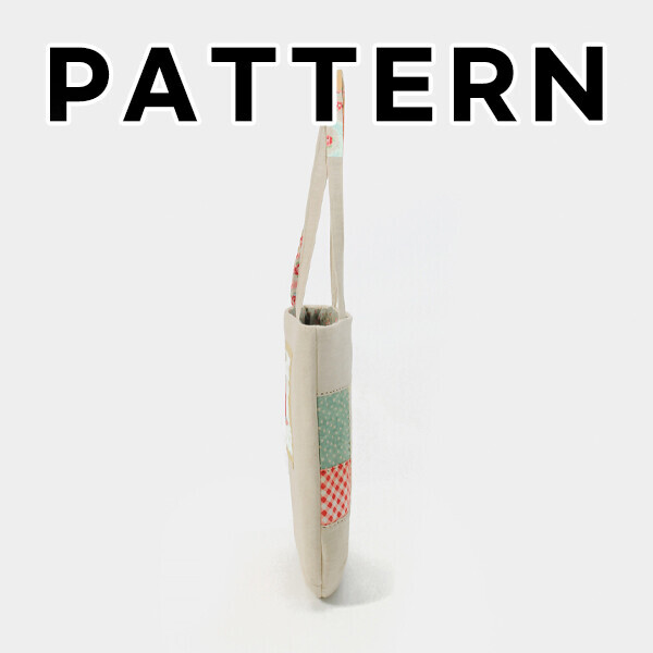 [바이핸즈] 퀼트도안 - Hi 스쿨 에코백