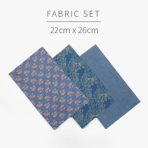 [원단패키지] 틸다 크리에이팅 메모리즈 미니팩 블루 3종 - 22cm x 26cm ESH3836 (set)