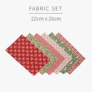 [원단패키지] 틸다 크리에이팅 메모리즈 미니팩 레드그린 6종 - 22cm x 26cm ESH3838 (set)