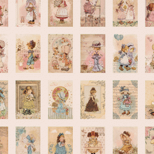 홀리하비 스타일 빈티지 소녀 하프린넨 커트지 140cm x 60cm (S) (개)