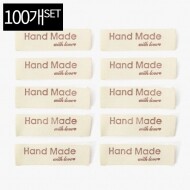 핸드메이드 면 라벨 100개 SET (set)