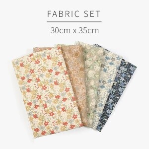 [원단패키지] 세븐베리 5467 프린트 5종 - 30cm x 35cm JSH5467 (set)