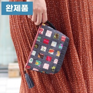 [바이핸즈] 퀼트완제품 소품 - 카츠 투(two)파우치 (개)