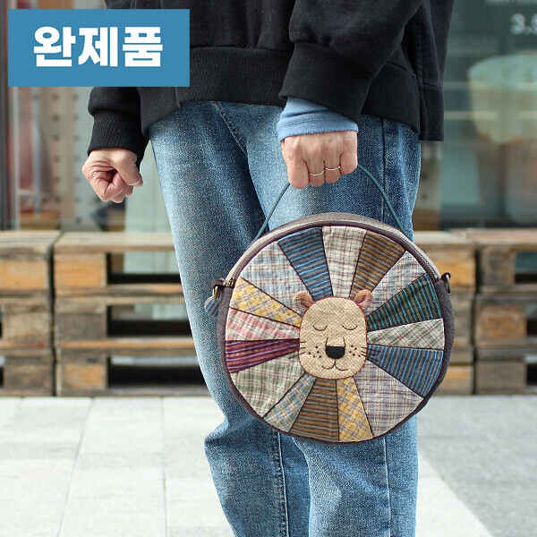 [바이핸즈] 퀼트완제품 가방 - 라이언 가방