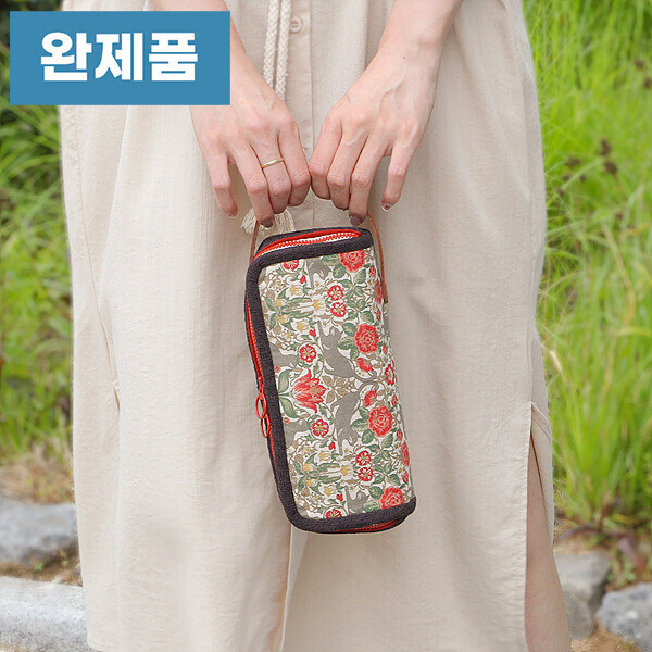퀼트의시작은? 엔조이퀼트와 함께,[바이핸즈] 퀼트완제품 소품 - 올드로즈 핸들 파우치