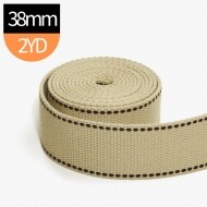 [퀼트부자재] 스티치 웨빙끈 38mm (2YD) - 베이지 (개)