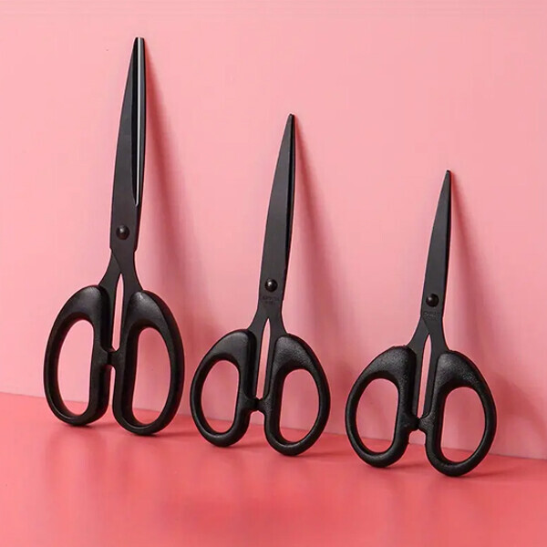 퀼트의시작은? 엔조이퀼트와 함께,다용도 패치워크 가위 블랙 손잡이 3종 세트