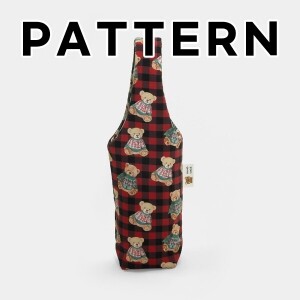 [바이핸즈] 퀼트도안 - 베어체크 텀블러백 (개)