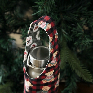 [바이핸즈] 퀼트패키지 퀼트패키지 가방 - 베어 체크 텀블러백 (개)