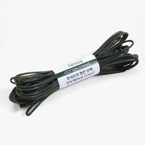 [퀼트부자재] 오시도리 면끈 1.5mm - 다크그린(진녹색)(10YD) 1.5-29 (개)