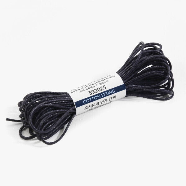 퀼트의시작은? 엔조이퀼트와 함께,[퀼트부자재] 오시도리 면끈 1.5mm - 네이비(10YD) 1.5-31