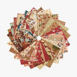 [원단패키지] 퀼트게이트 오리지널 빈티지 베스&빌리 25장 - 12cm x 12cm JSH5469 (개)