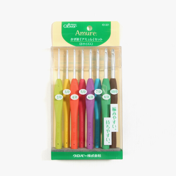 퀼트의시작은? 엔조이퀼트와 함께,[크로바] 아뮤레 모사용 코바늘 세트 43-321