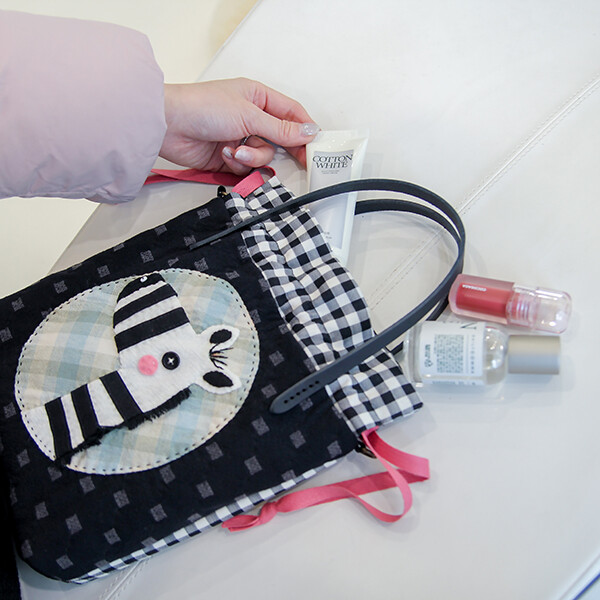 퀼트의시작은? 엔조이퀼트와 함께,[바이핸즈] 퀼트패키지 가방 - 말이오 스트링백