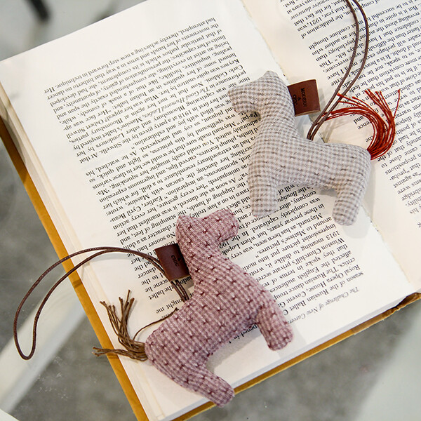 퀼트의시작은? 엔조이퀼트와 함께,[바이핸즈] 퀼트패키지 소품 - 말이오 키링 (2개세트)