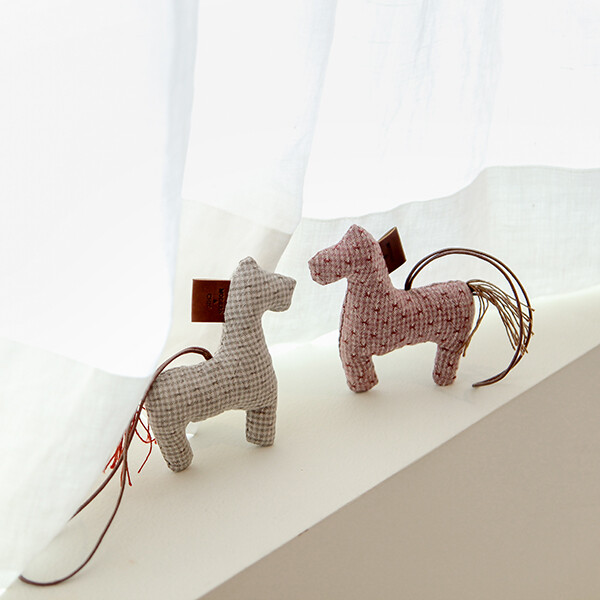 퀼트의시작은? 엔조이퀼트와 함께,[바이핸즈] 퀼트패키지 소품 - 말이오 키링 (2개세트)