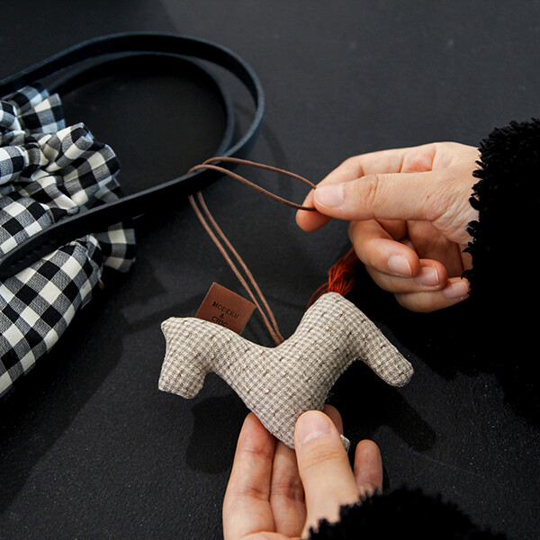 퀼트의시작은? 엔조이퀼트와 함께,[바이핸즈] 퀼트패키지 소품 - 말이오 키링 (2개세트)