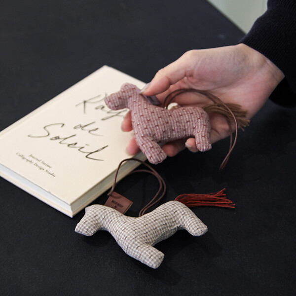 퀼트의시작은? 엔조이퀼트와 함께,[바이핸즈] 퀼트패키지 소품 - 말이오 키링 (2개세트)