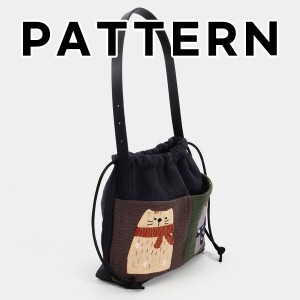 [바이핸즈] 퀼트도안 - 고양이와 코알라 숄더백 (개)