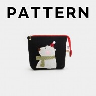 [바이핸즈] 퀼트도안 - 빨강모자 베어 파우치 (개)