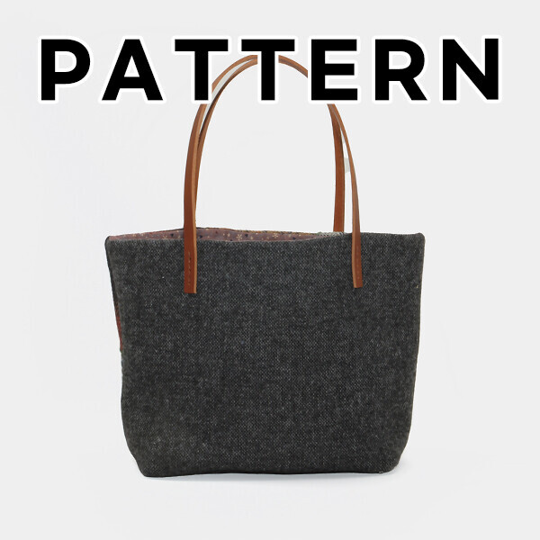 [바이핸즈] 퀼트도안 - 울체크 핸드메이드 토트백