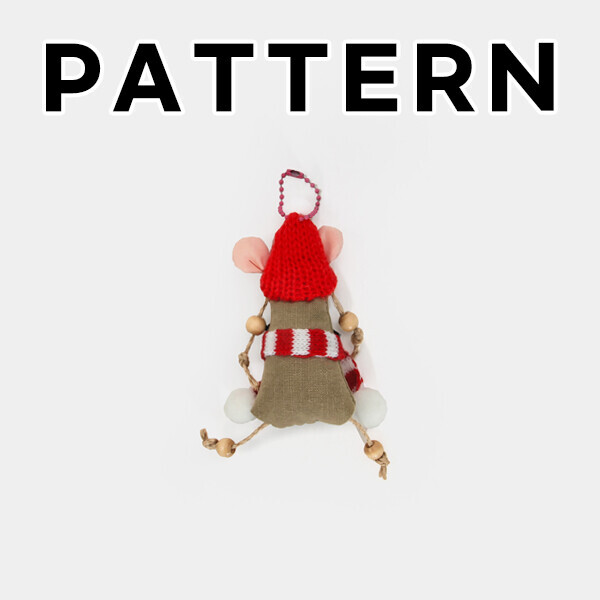 [바이핸즈] 퀼트도안 - 마우스 키링