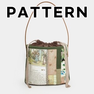 [바이핸즈] 퀼트도안 - 케이트 플라워 백 (개)