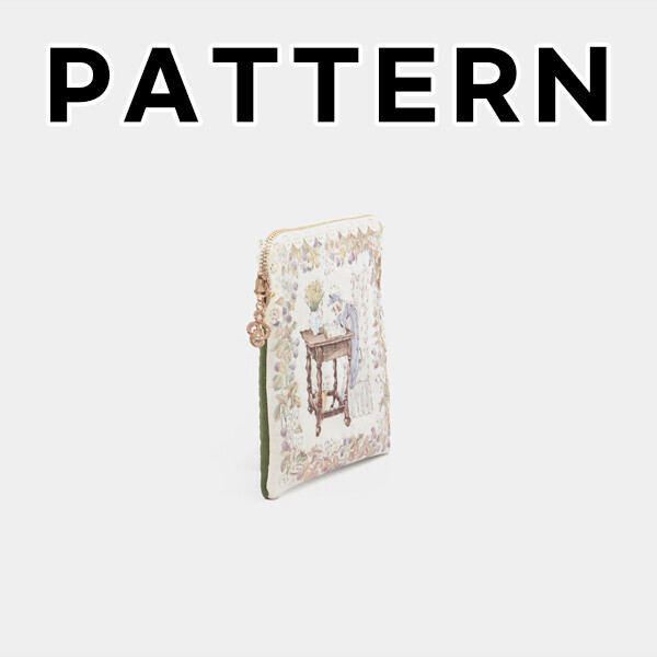 [바이핸즈] 퀼트도안 - 케이트 플라워 파우치