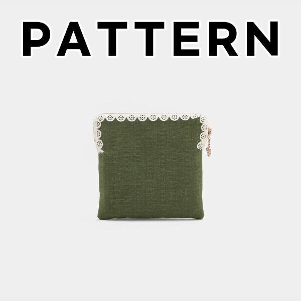 [바이핸즈] 퀼트도안 - 케이트 플라워 파우치