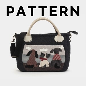 [바이핸즈] 퀼트도안 - 독쓰리 토트백 ★핸들 증정(24-4003 S) (개)