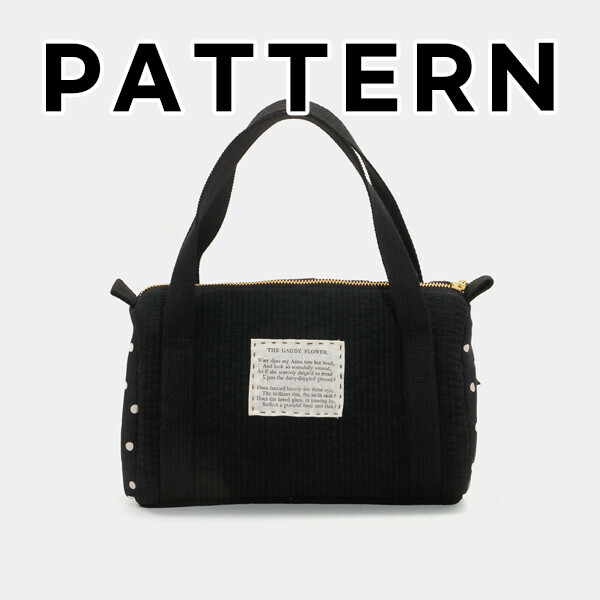 [바이핸즈] 퀼트도안 - 케이트 플라워 미니 보스턴백
