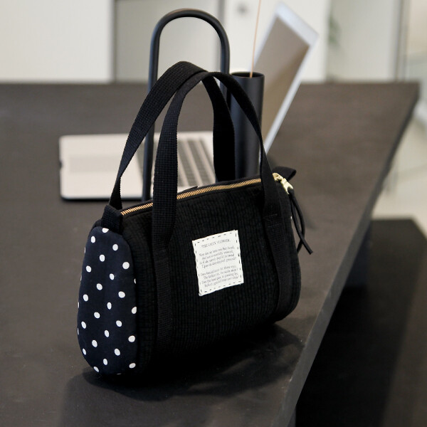 [바이핸즈] 퀼트패키지 가방 - 케이트 플라워 미니 보스턴백