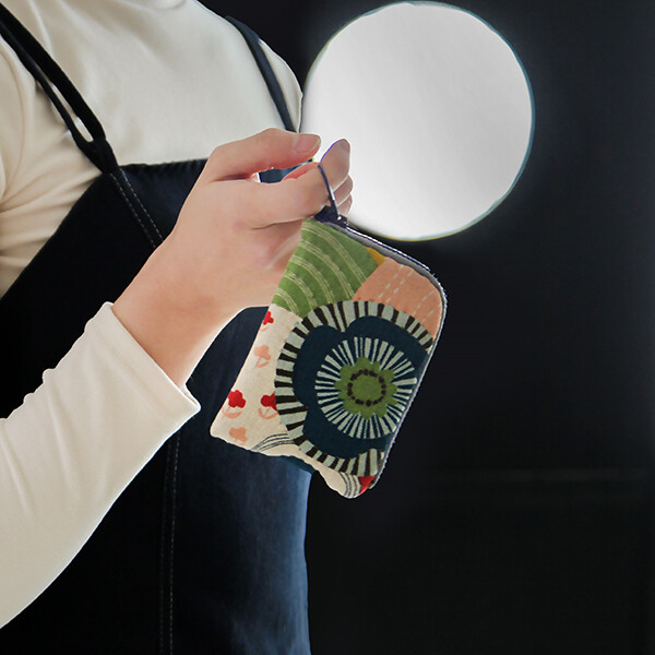 [바이핸즈] 퀼트패키지 가방 - 붐붐백 & 반지갑 세트