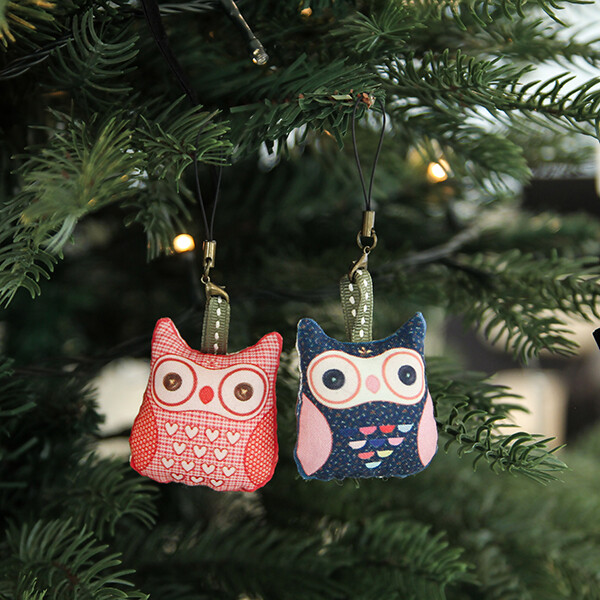 [바이핸즈] 퀼트패키지 소품 - 부엉이 키링