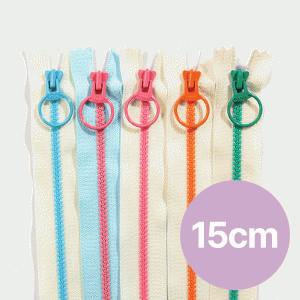 [YKK] 비슬론 콤비 지퍼 3호 5개 세트 - 15cm ※ (set)