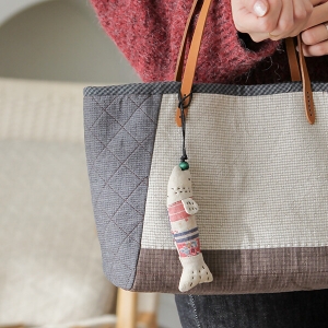 바이핸즈 퀼트패키지 인형 소품만들기 diy키트 - 나는 명태다 키링 2개 세트 (개)