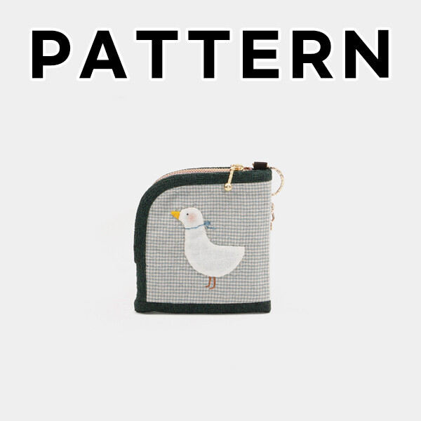 [바이핸즈] 퀼트도안 - 주근깨소녀 반지갑