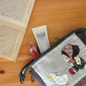 [바이핸즈] 퀼트패키지 소품 - 주근깨소녀 파우치 (개)