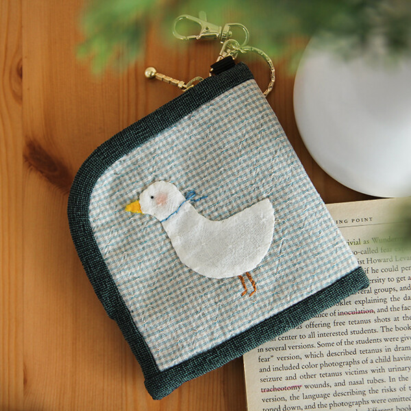 [바이핸즈] 퀼트패키지 소품 - 주근깨소녀 반지갑