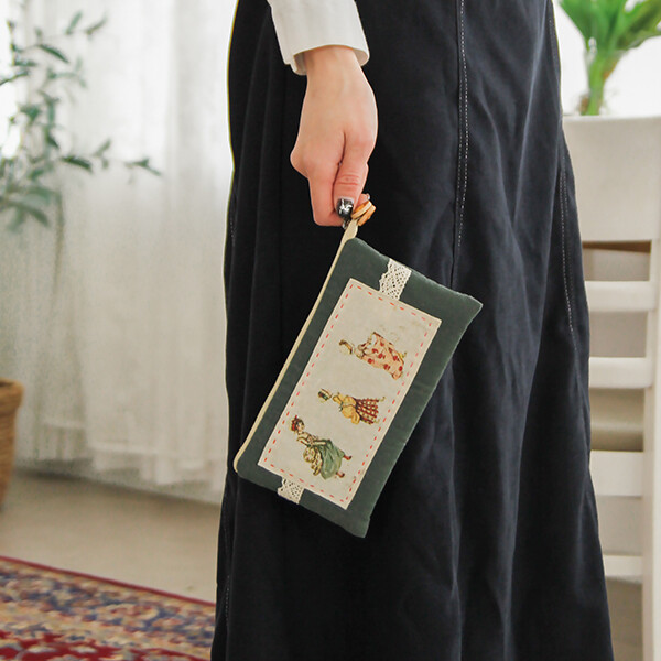 [바이핸즈] 퀼트패키지 소품 - 케이트 필통 겸 파우치