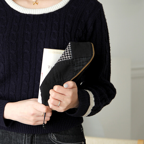 [바이핸즈] 퀼트패키지 소품 - 모노앤시크 파우치