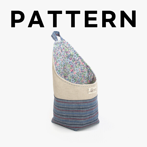 [바이핸즈] 퀼트도안 - 실용적인 바스켓 (스트라이프)